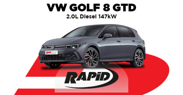 Golf 8 GTD: esalta le prestazioni della turbo-diesel sportiva con Rapid TPM+FR