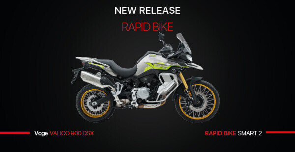 VOGE VALICO 900DSX E RAPID BIKE SMART2: L’ACCOPPIATA VINCENTE PER LE NUOVE AVVENTURE