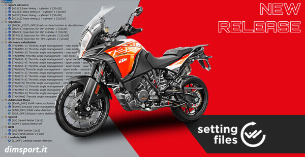 File di settaggio aggiornati per le centraline KEIHIN V2I006