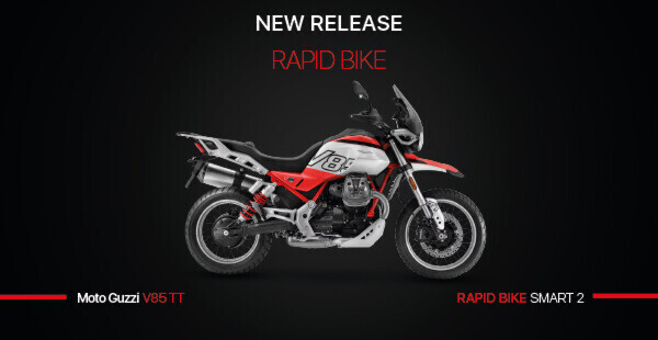 RAPID BIKE SMART 2 ARRIVA PER LA MOTO GUZZI V85 TT