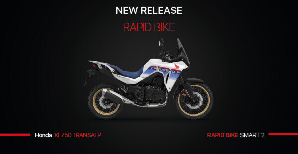 RAPID BIKE SMART 2 E HONDA XL750 TRANSALP: IL PIACERE DI GUIDA RITROVATO