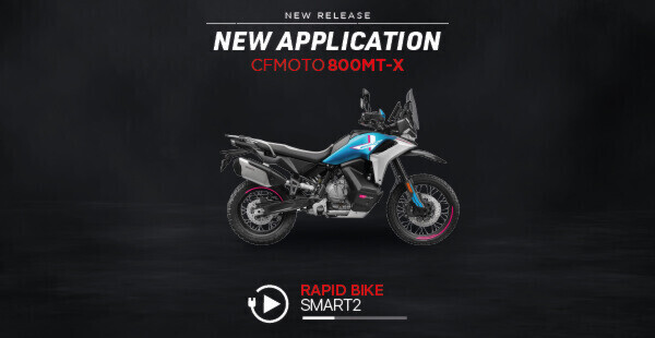 AVVENTURA SU OGNI TERRENO: CFMOTO 800MT-X SENZA PRECEDENTI CON RAPID BIKE SMART2