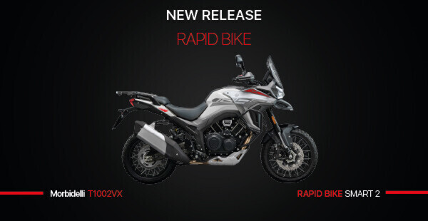RAPID BIKE SMART 2 E MORBIDELLI T1002VX: PRESTAZIONI ANCORA PIÙ ELEVATE