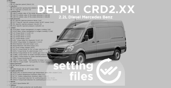 Settaggi di seconda generazione per centralina DELPHI CRD2.XX (diesel 2.2L)