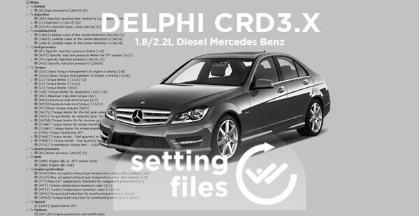 Settaggi di seconda generazione per centralina DELPHI CRD3.X (diesel 1.8/2.2L)