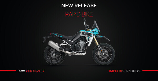 KOVE 800X RALLY 2025: LA SCINTILLA CHE ACCENDE LA VOGLIA DI SUPERARE OGNI LIMITE CON RAPID BIKE RACING 2
