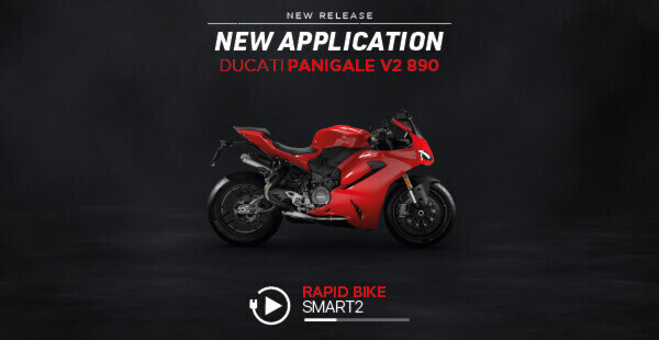 DUCATI PANIGALE V2 890 EURO 5+ BECOMES SMOOTHER WITH RAPID BIKE SMART2