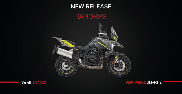 RAPID BIKE SMART2 E BENNELLI TRK 702; IL CONNUBIO DESTINATO A CONQUISTARE