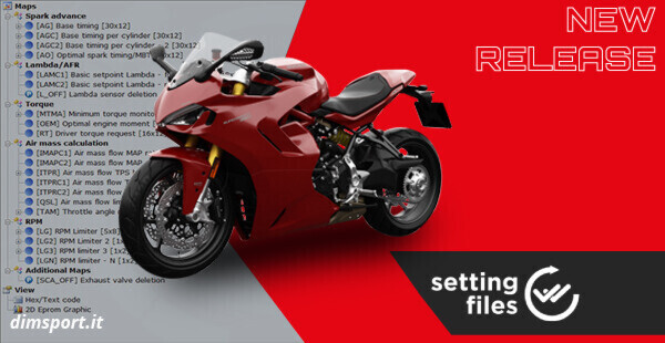 Aggiornamento dei file di settaggio per ECU CONTINENTAL M4C